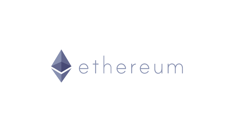 ETH logo landscape (white)